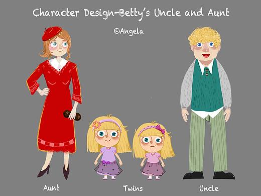 商业儿童插画-部分人物设计稿