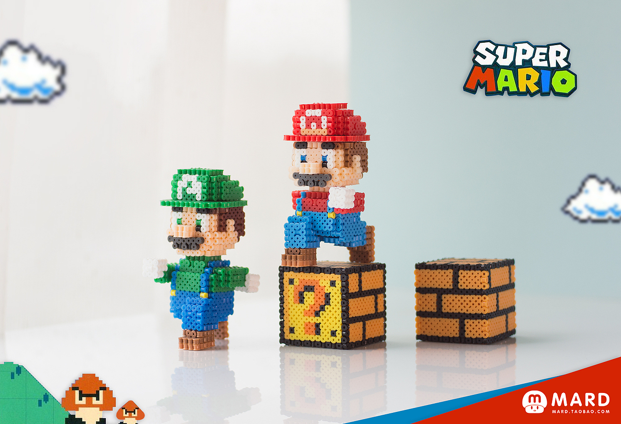 MARD拼豆原创-超级玛丽