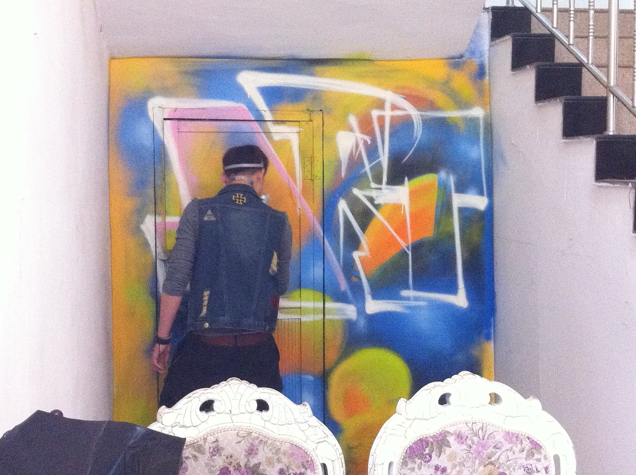 刘闻睿北京-艺嘉画廊涂鸦 ethan studio