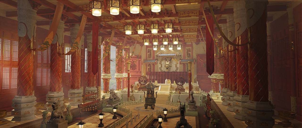 宫殿（图ZMjQ5MDcwMTEy） - 设定/分镜 - 站酷设计师Deep__Blue原创素材 - 站酷ZCOOL