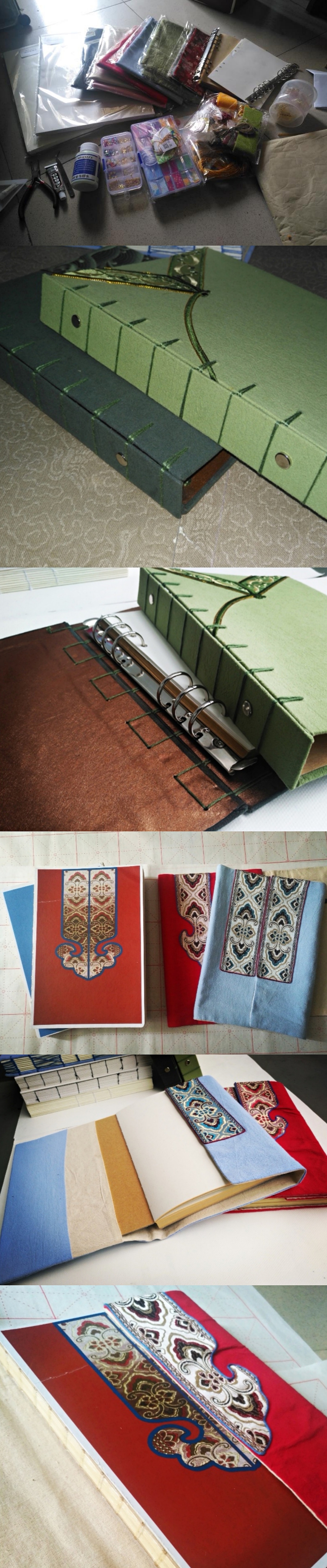 昆曲文化元素在书衣上的装帧艺术文创书衣手工制作