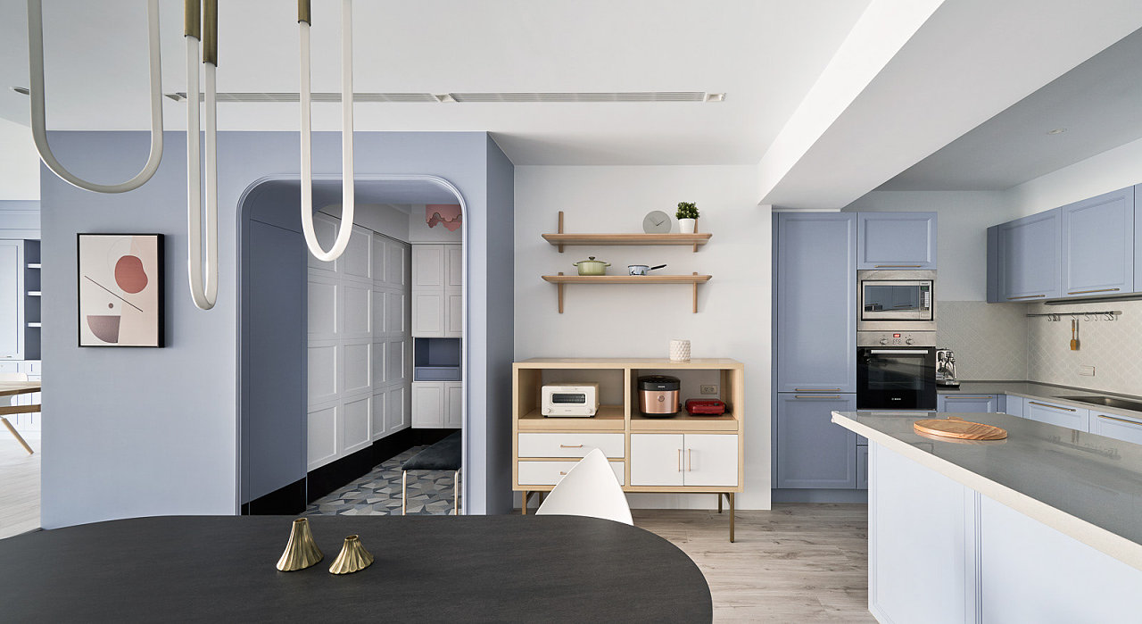 蓝白配色,打造清爽舒适的住宅|空间|家装设计|z53163