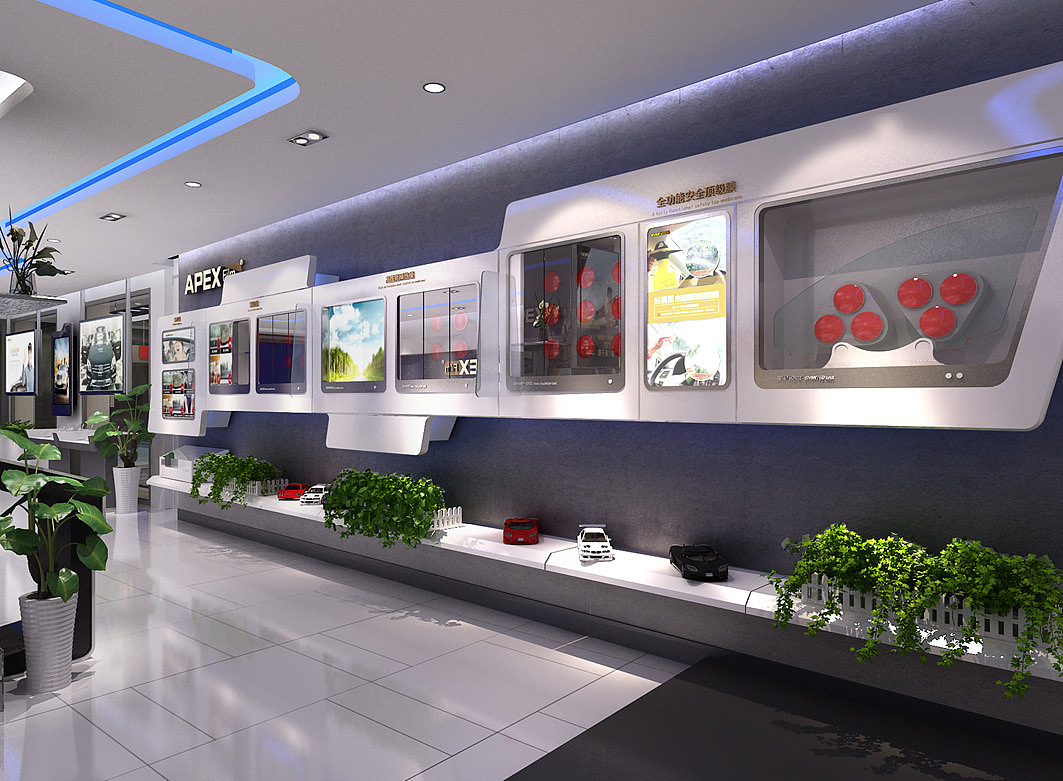 汽车贴膜店设计哪家好,易源汽车贴膜店设计案例