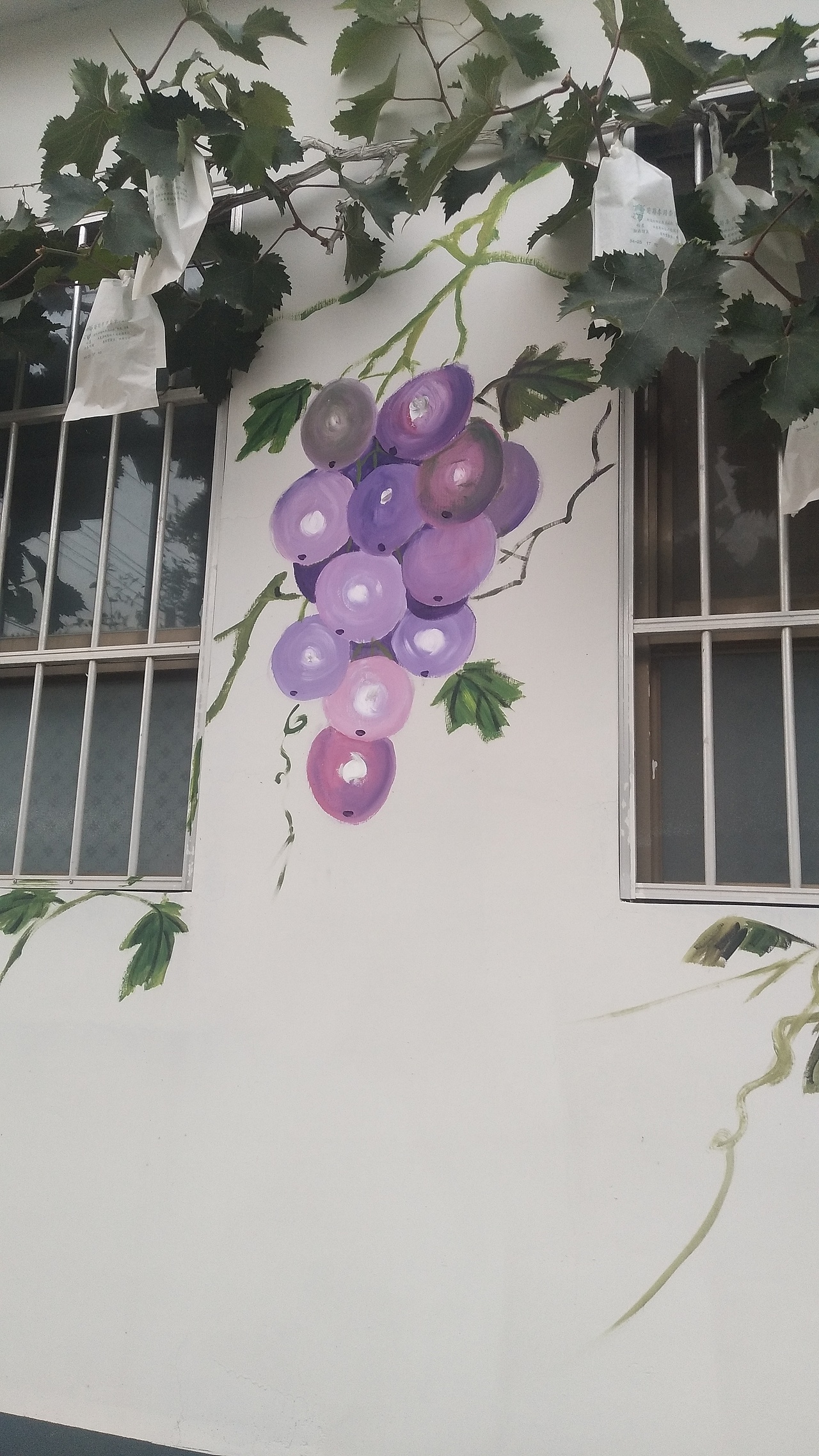 分享收藏夕阳底下墙绘人竹园人家等待小公主和兔子先生的大冒险作品