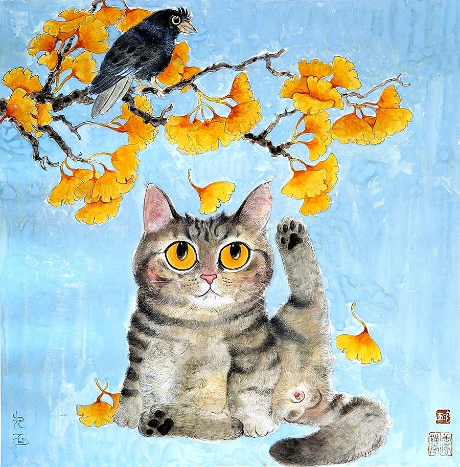 最近画的猫咪 希望大家喜欢（图ZMTg3MTE5NTE2） - 绘画 - 站酷设计师还是一碗泡面原创素材 - 站酷ZCOOL