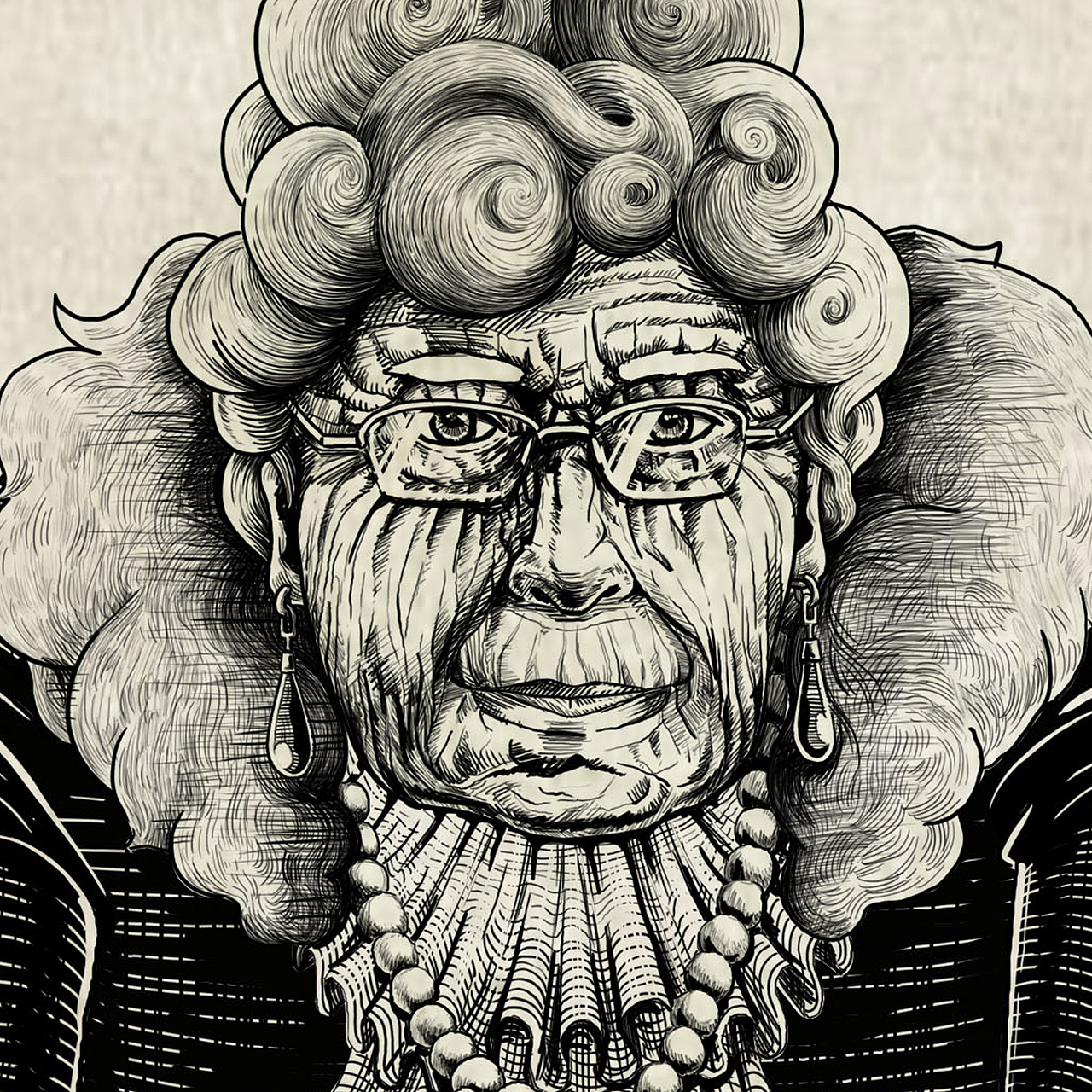 前阵子给尼雅红酒画的两张