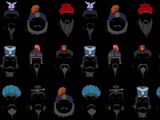 三国演义人物图样