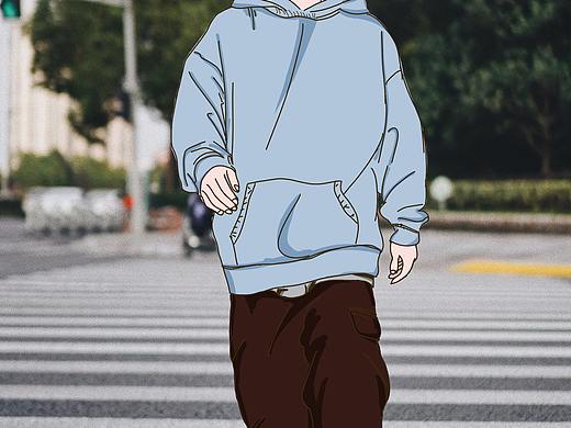 昂首挺胸过马路