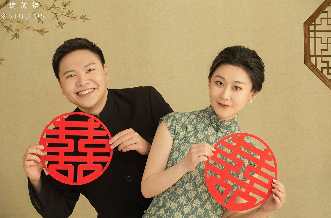 工笔画婚纱照还可以这样拍（图ZMjY4NzMxMzAw） - 婚礼摄影 - 站酷设计师绽放摄胶片摄影原创素材 - 站酷ZCOOL