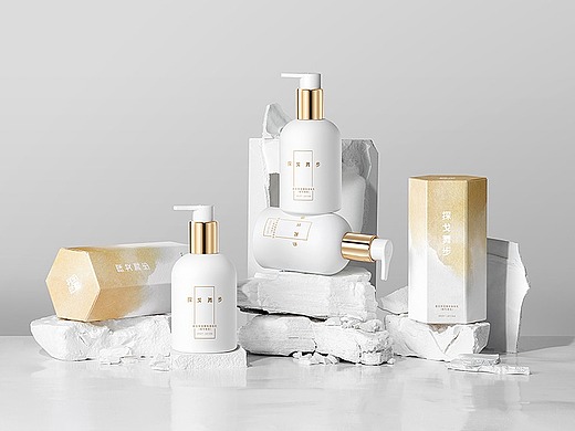 洗护 -美妆洗护产品静物场景摄影白底拍摄精修图