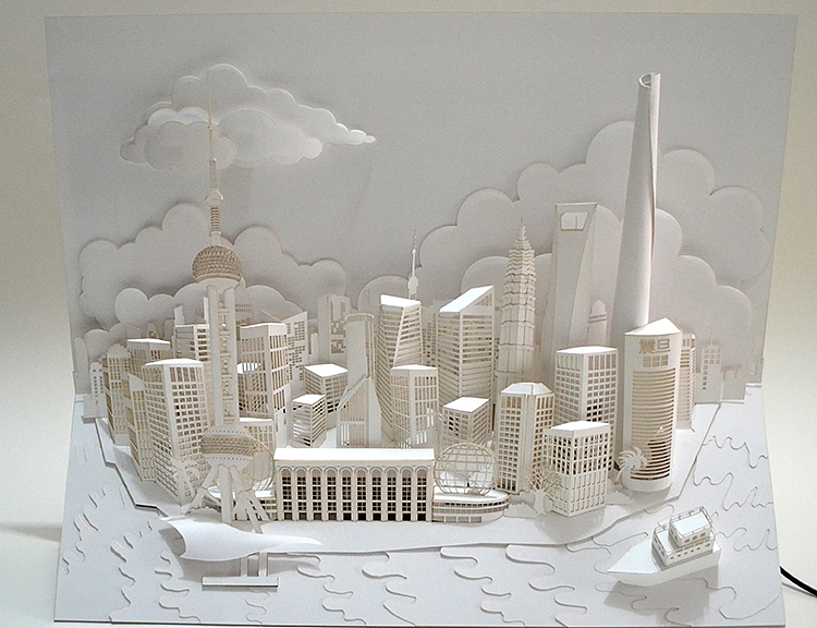 上海城市纸雕（图ZNTAyMjY4ODQ=） - 其他手工艺 - 站酷设计师尹利帅纸艺师原创素材 - 站酷ZCOOL