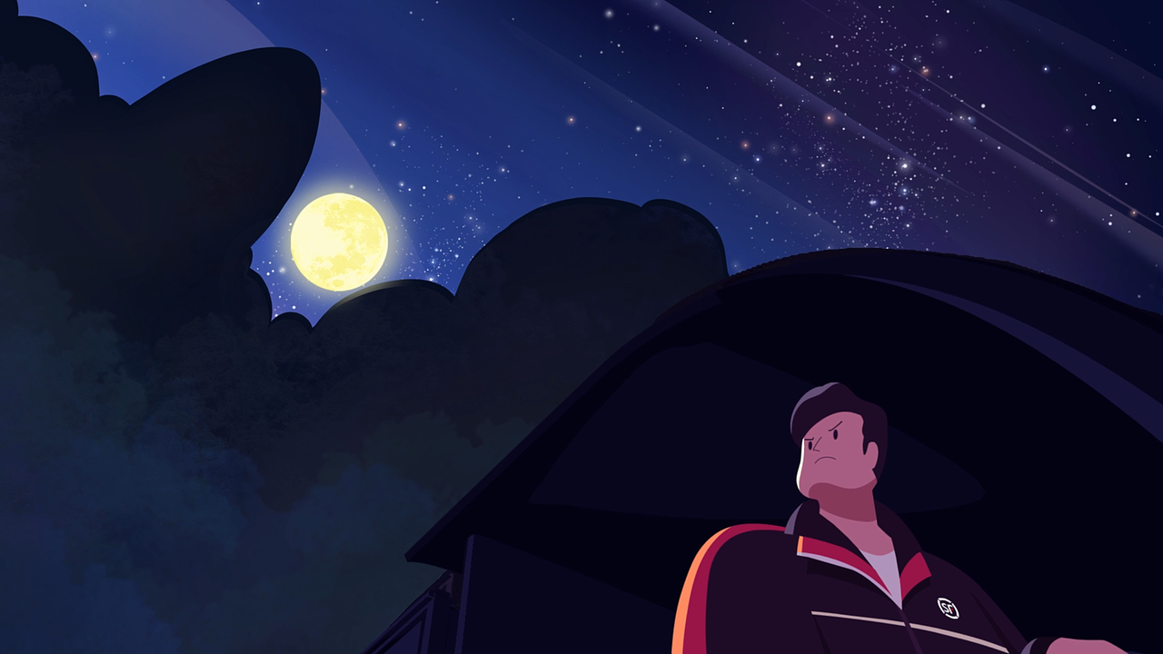 插画风格MG动画-二三维结合-顺丰