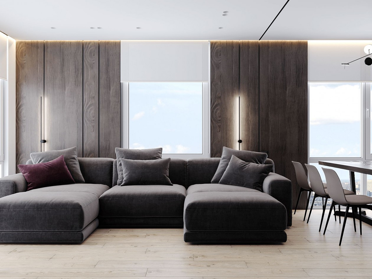 深色系公寓设计 既沉稳又有格调