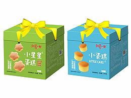 蛋糕零食礼盒包装设计