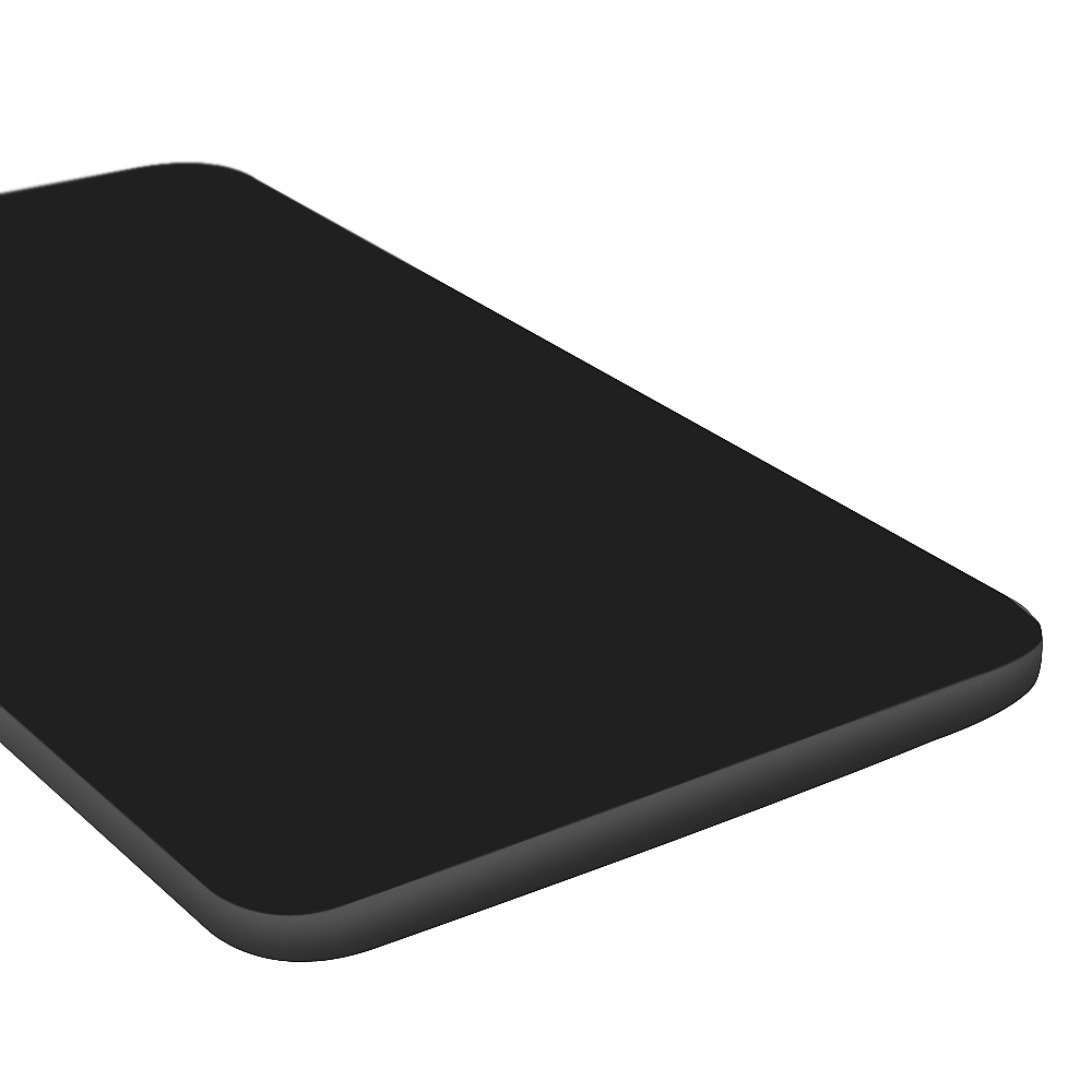 第3步:用钢笔工具勾出手机侧边的阴影区域填充更深的颜色(因为在光照下,手机会有光影变化,二手机侧边为圆弧面)并用滤镜-模糊-高斯模糊工具,去模糊这个图层,程度以图中为准,这样可以做出手机侧边暗部的一个弧面转折的感觉。