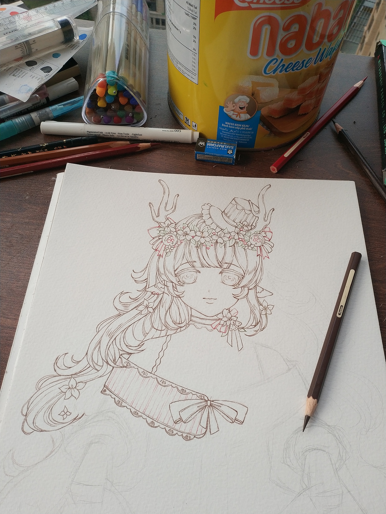 临摹+写生+创作