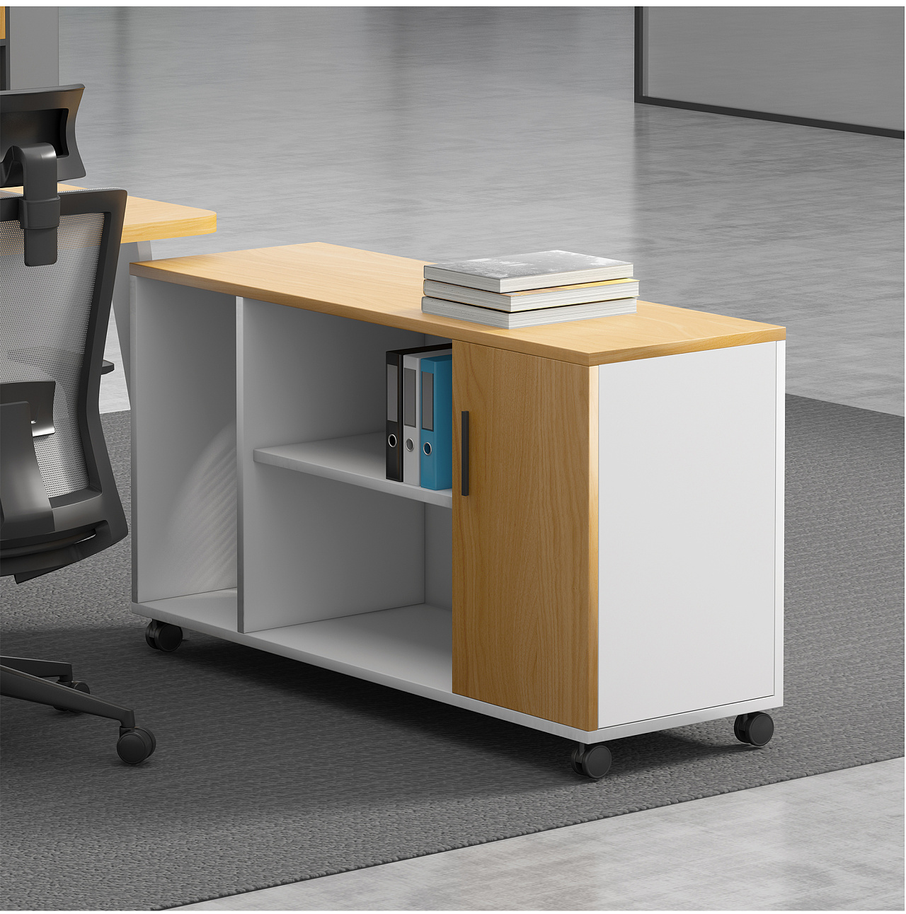 3dmax建模vray渲染办公桌场景等