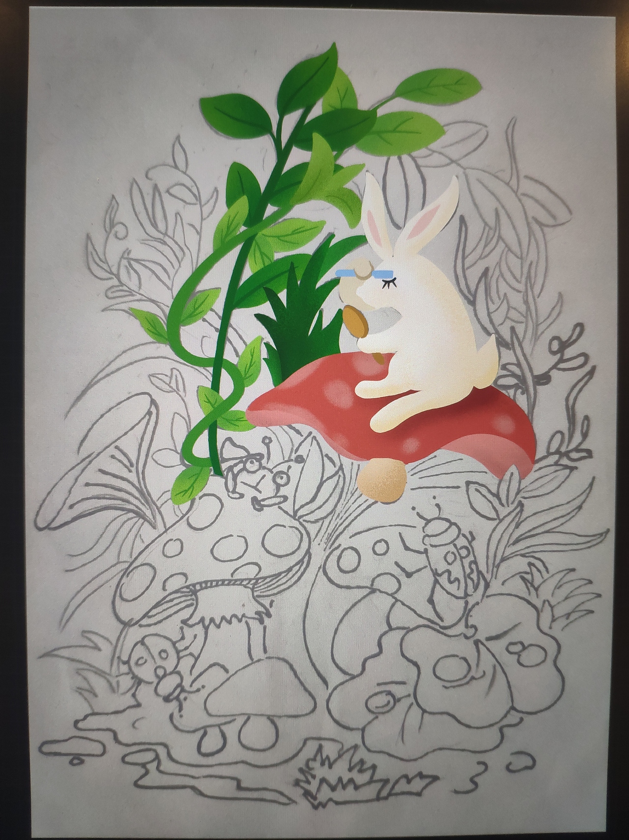 插画包装设计〔绿色,春系列〕