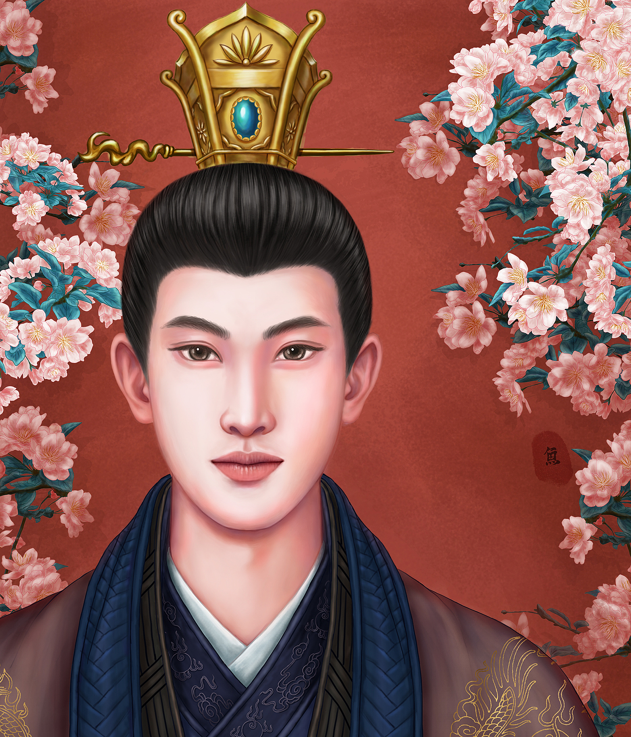 古风插画——古风男子