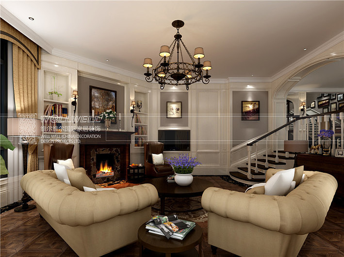 保利高尔夫 风格:美式│面积:1200m2