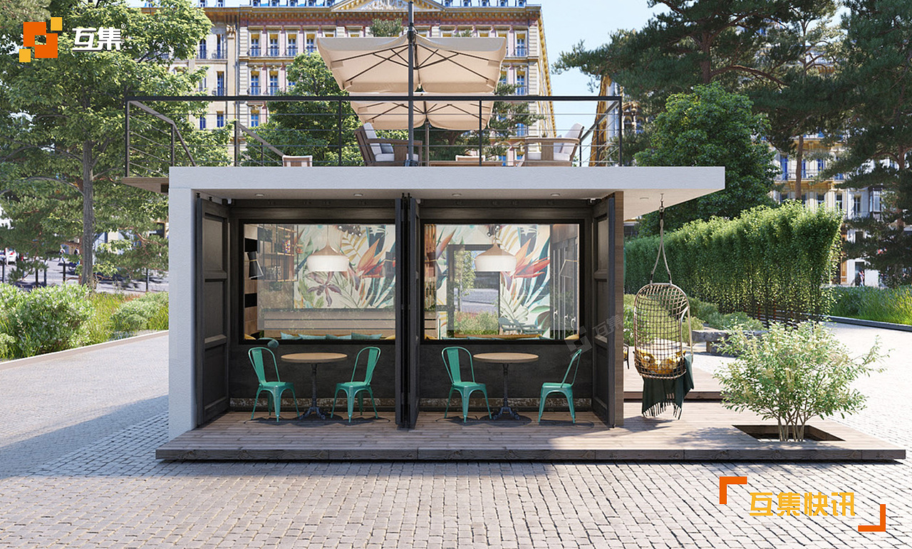 街头集装箱咖啡店