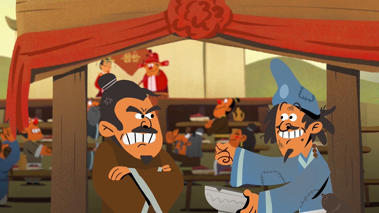 00:00/00:00以插画风的mg动画形式,尝试做一些古代的传说深圳