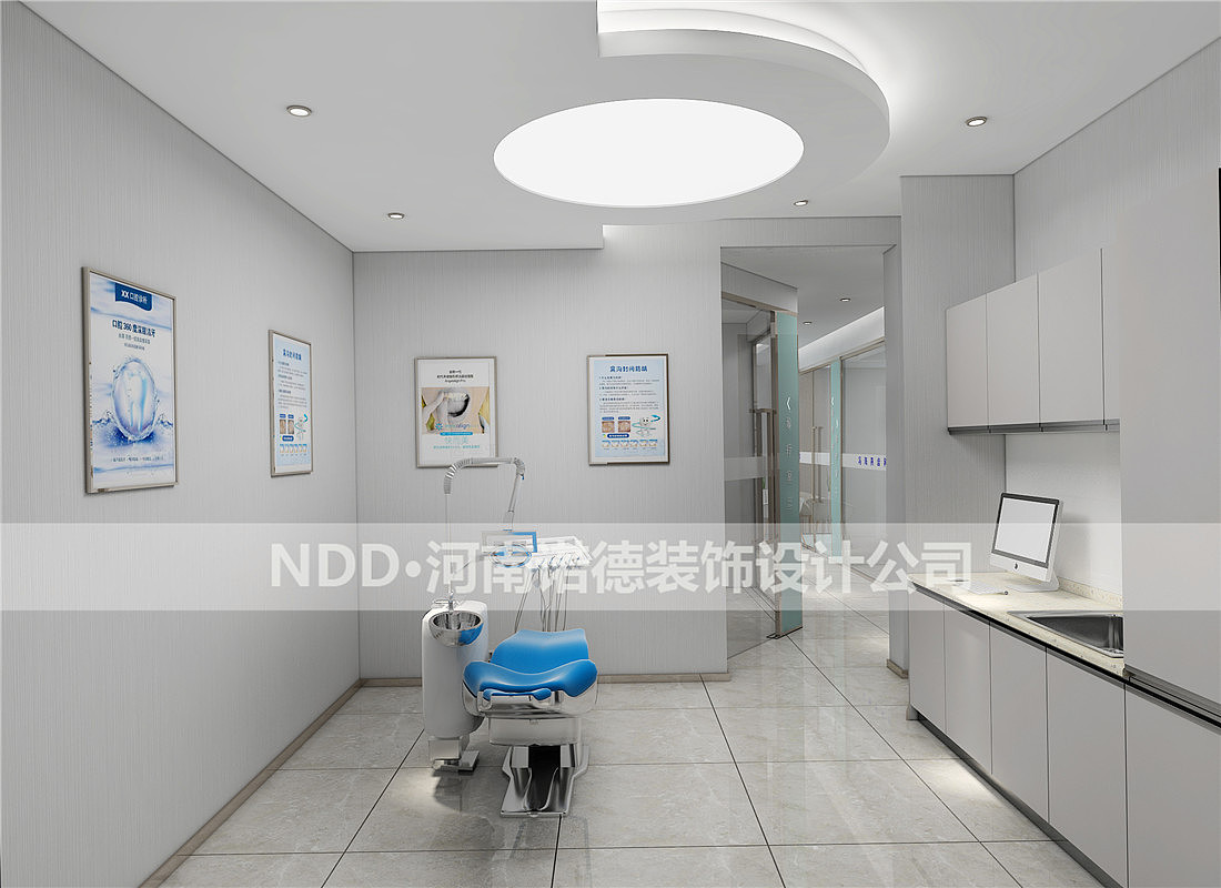 冯海燕口腔诊所设计案例-郑州牙科诊所装修公司