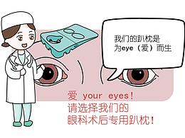 眼科術(shù)后專用趴枕——專利產(chǎn)品手繪視頻說明案例