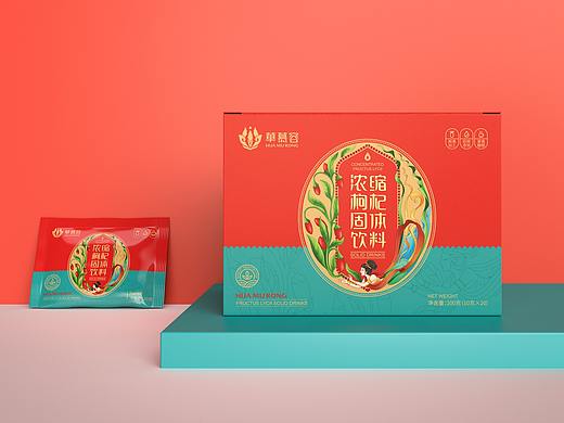 华慕容-枸杞包装设计|插画包装设计|瑞智博诚品牌设计