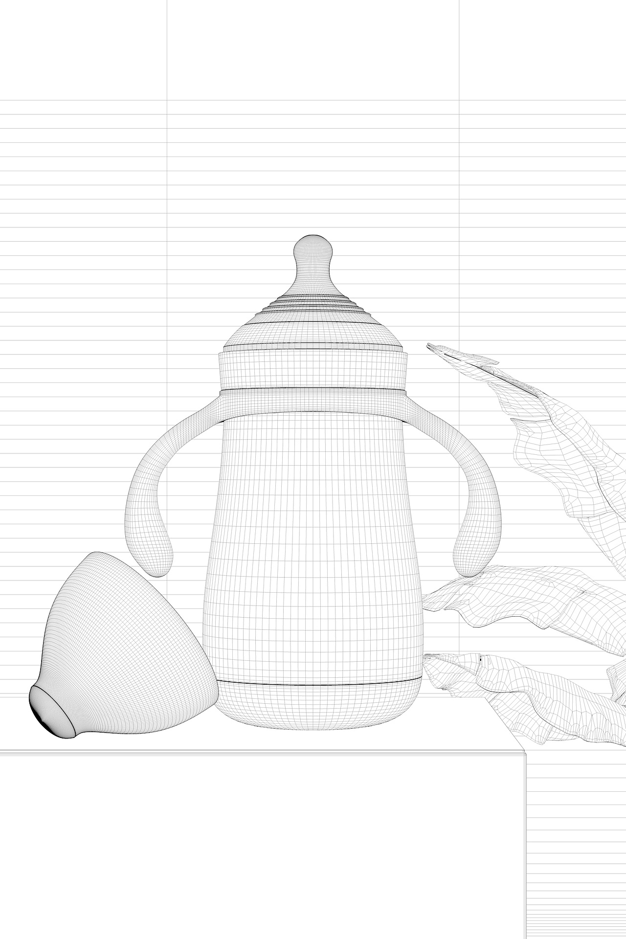 母婴类产品建模+渲染合集（图ZMjg3NTY0MjY0） - 产品 - 站酷设计师金山银山品牌设计原创素材 - 站酷ZCOOL