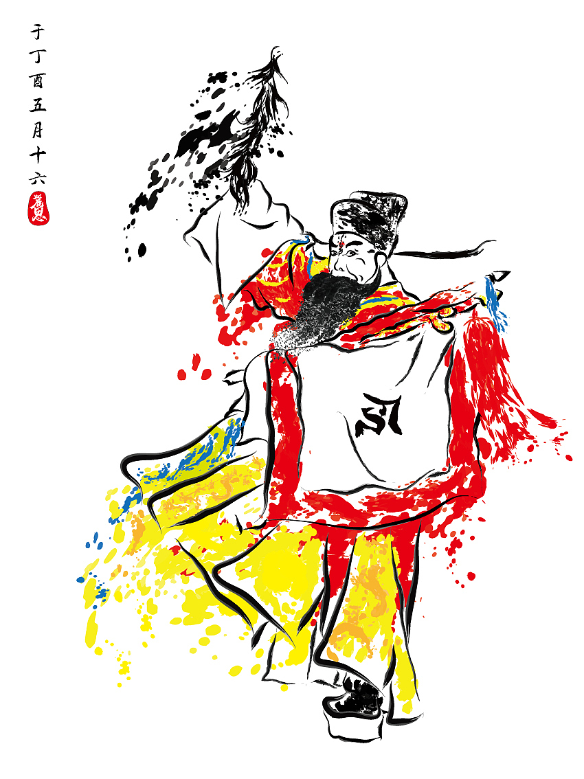 京剧系列（图ZODQ1MTI3NDQ=） - 创作习作 - 站酷设计师他们都叫我排长原创素材 - 站酷ZCOOL