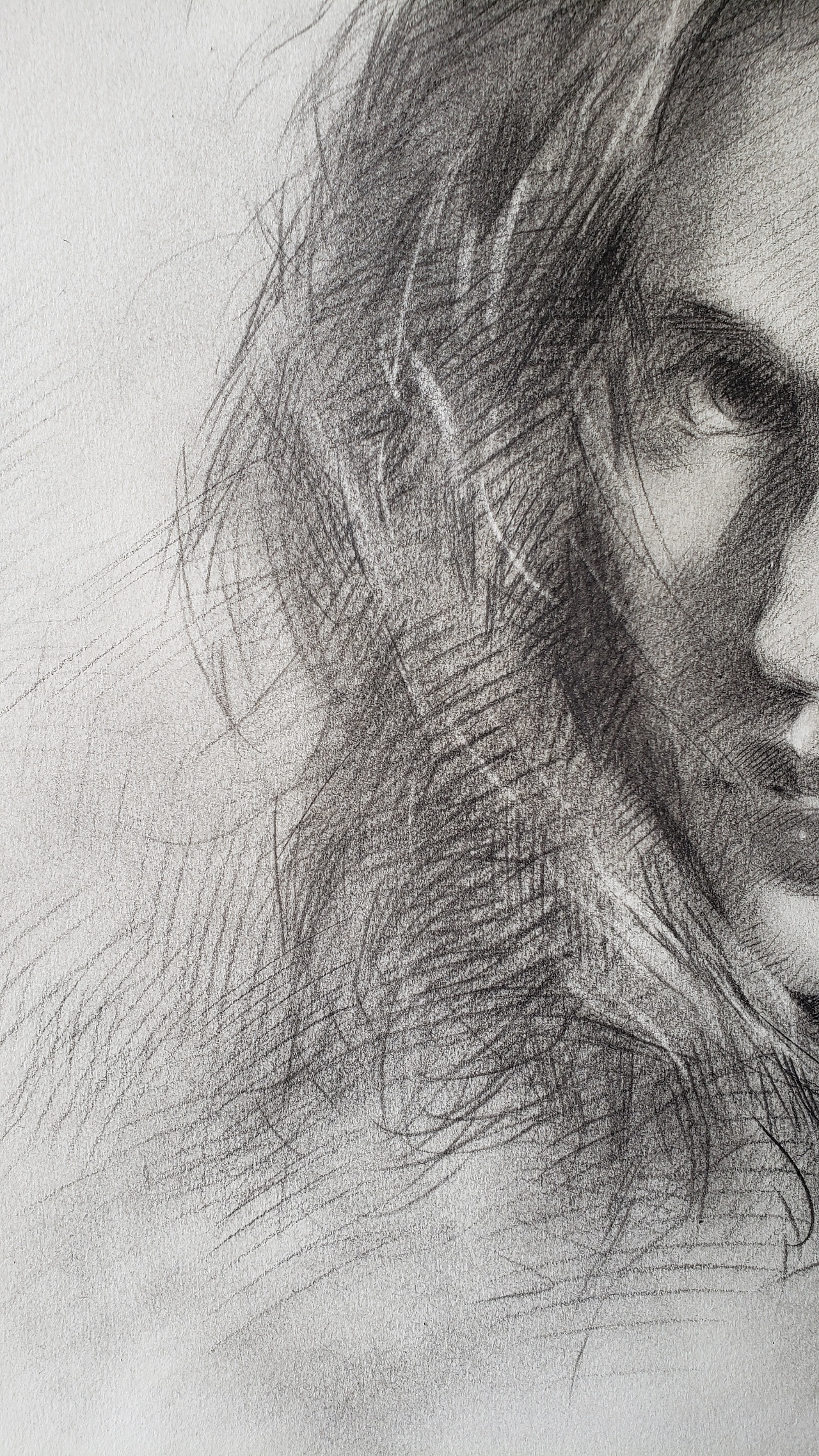 欧美女子肖像素描 四开