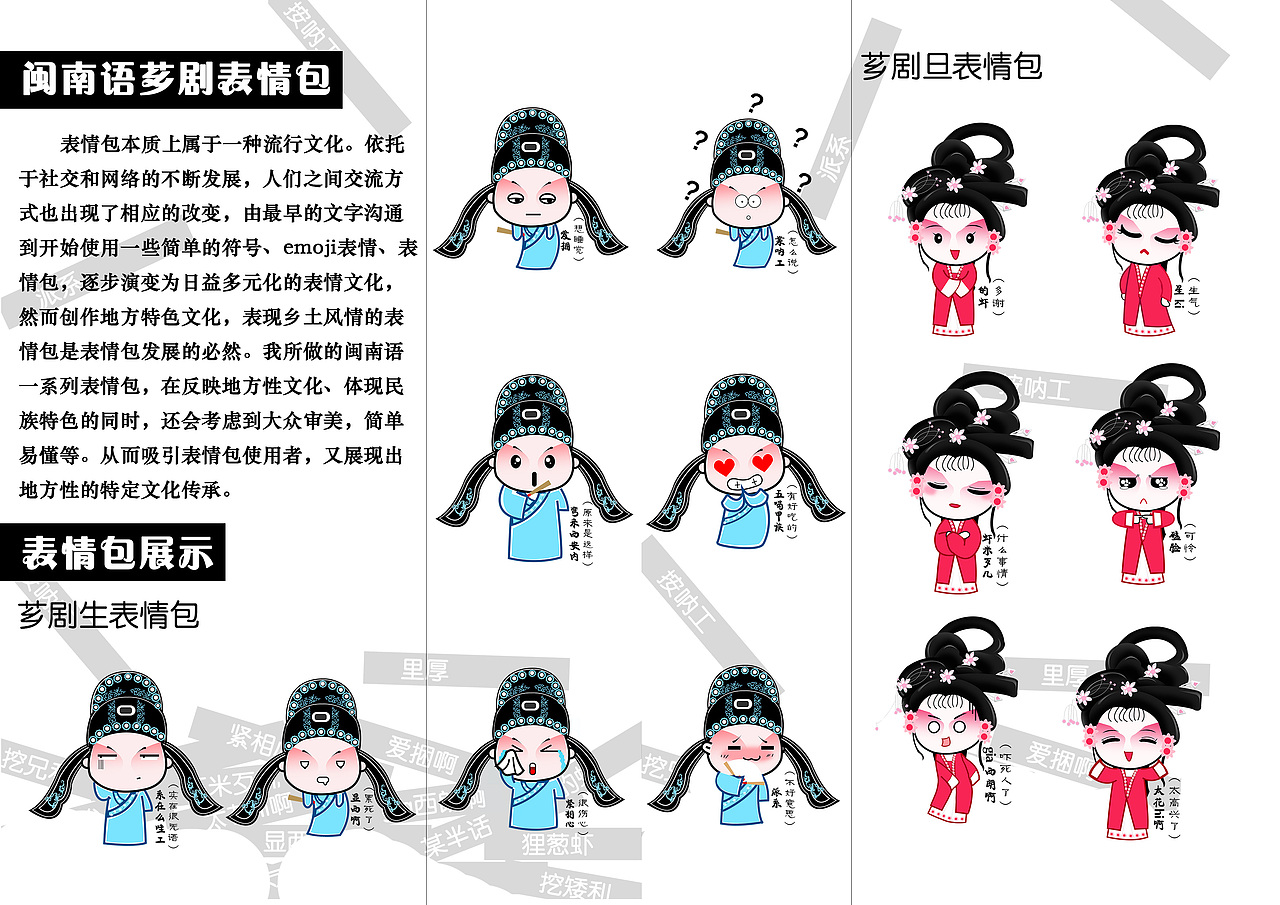 毕业作品(闽南语表情包)