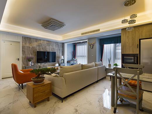 俏业家装饰|富力湾装修|现代混搭风格