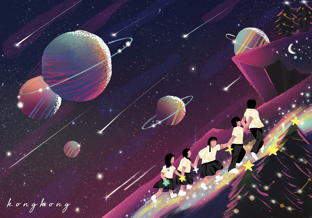 是梦里的十七岁（图ZMTk3NDM5ODA4） - 创作习作 - 站酷设计师脑袋空空kk原创素材 - 站酷ZCOOL