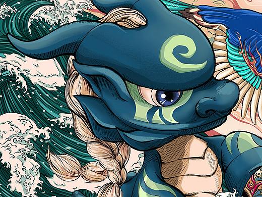 蓝色的海