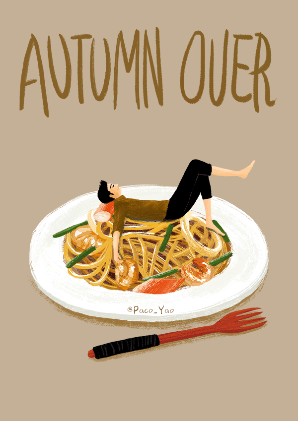 春夏秋冬结束(4图)|插画|艺术插画|paco_yao_原创作品-站酷zcool