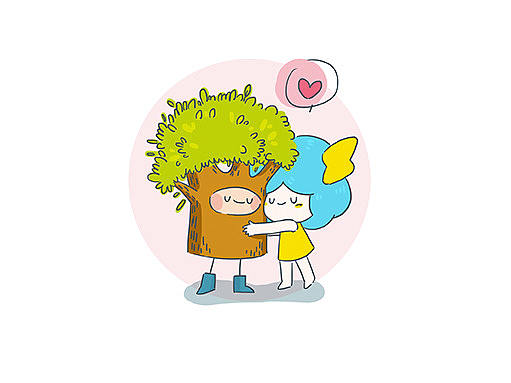 和小樹交朋友指南（個(gè)人主頁-ZMzQxNTExNDg=） - 兒童插畫 - 站酷設(shè)計(jì)師李籽霖原創(chuàng)素材 - 站酷ZCOOL