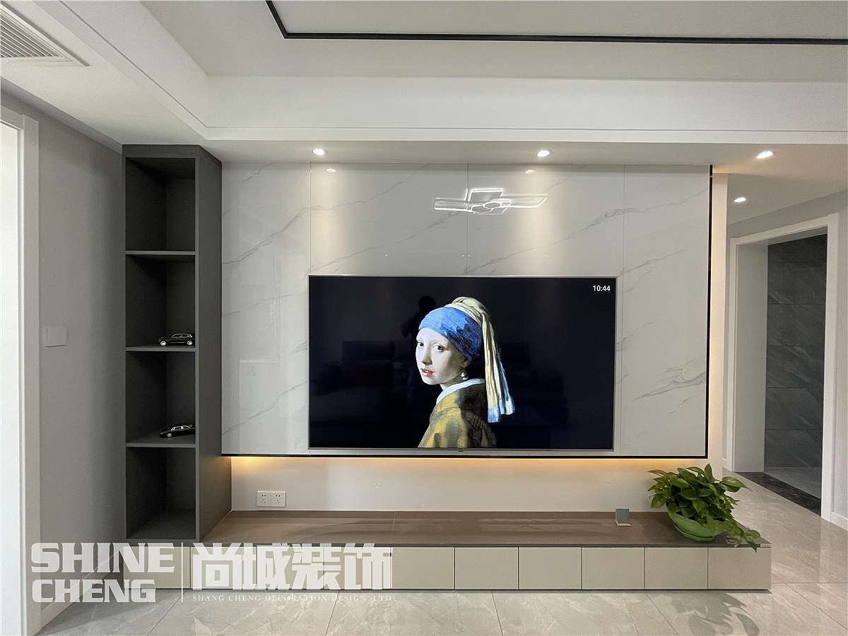 泰安吾悦华府128㎡现代简约装修设计效果图案例