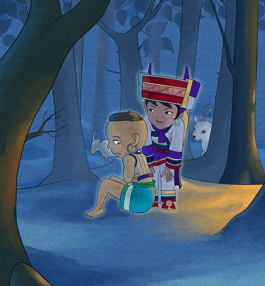 绘本《阿诗玛》