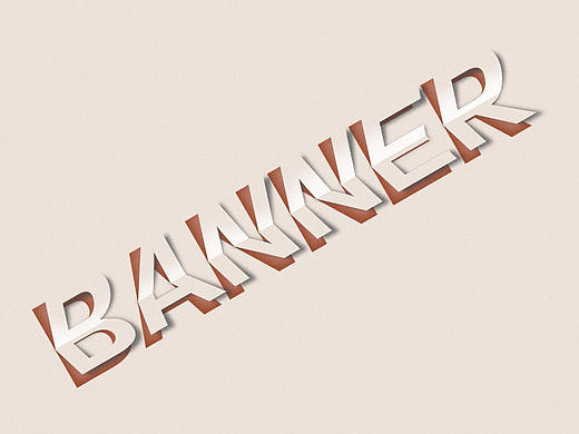 BANNER (折纸)（个人主页-ZMjY1MjgxODg=） - 字体/字形 - 站酷设计师原来是齐齐原创素材 - 站酷ZCOOL