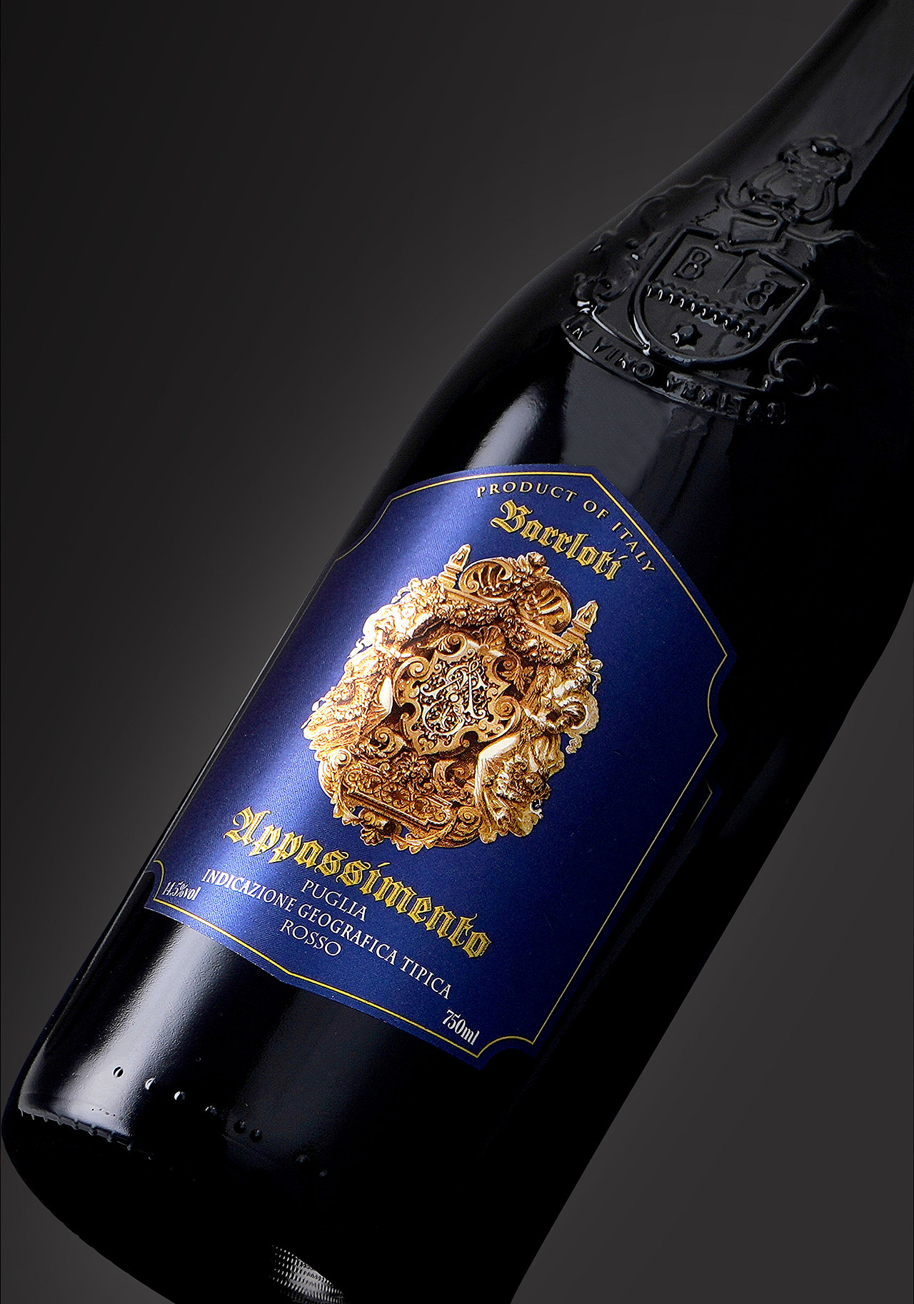 巴洛蒂x找玖创意 I 古典雕像酒标 演绎意式美学