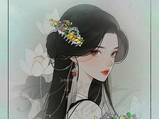 蝴蝶🦋头簪设计“原创”