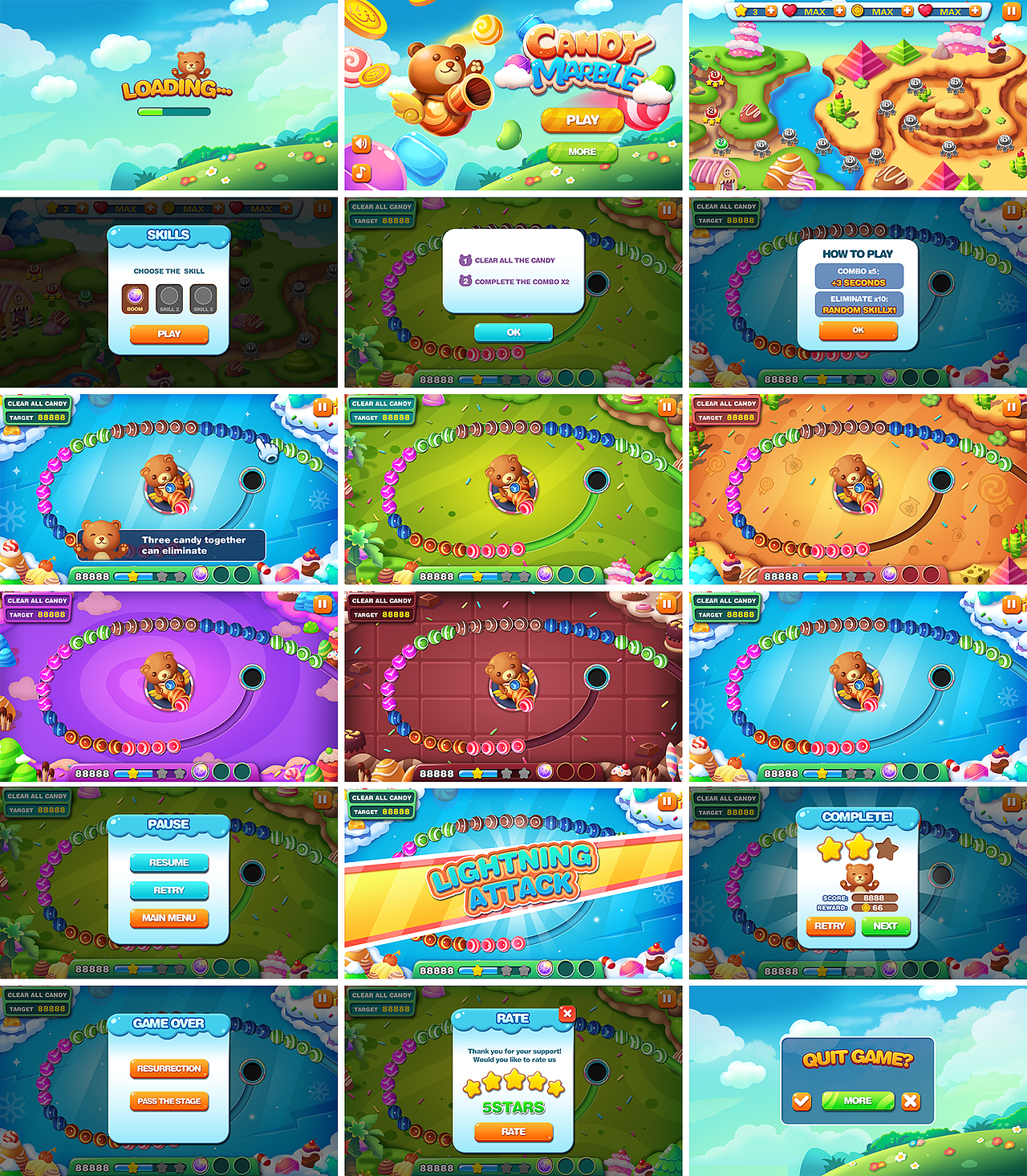 个人游戏美术手绘/设计作品集