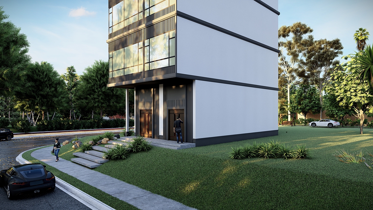 自建房外观现代设计