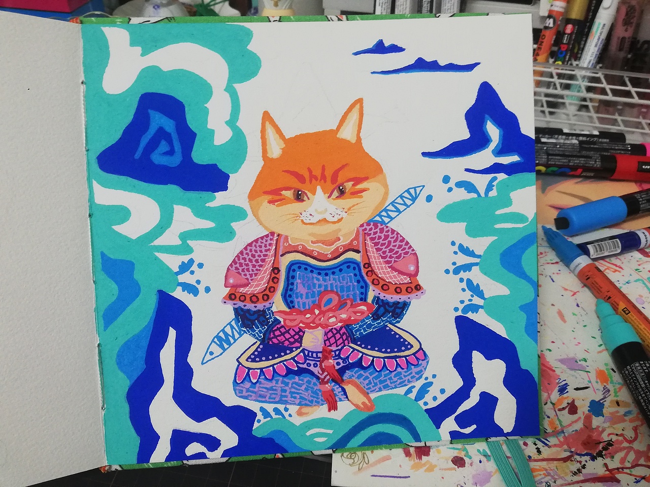 仗🐠走天涯（图ZMzA2MDIzNDMy） - 创作习作 - 站酷设计师小DENG_原创素材 - 站酷ZCOOL