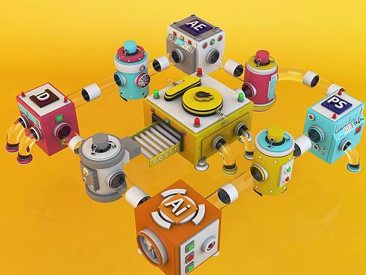 站酷10周年C4D作品（个人主页-ZMjQ1Mjc3ODQ=） - 其他UI - 站酷设计师yangbk原创素材 - 站酷ZCOOL