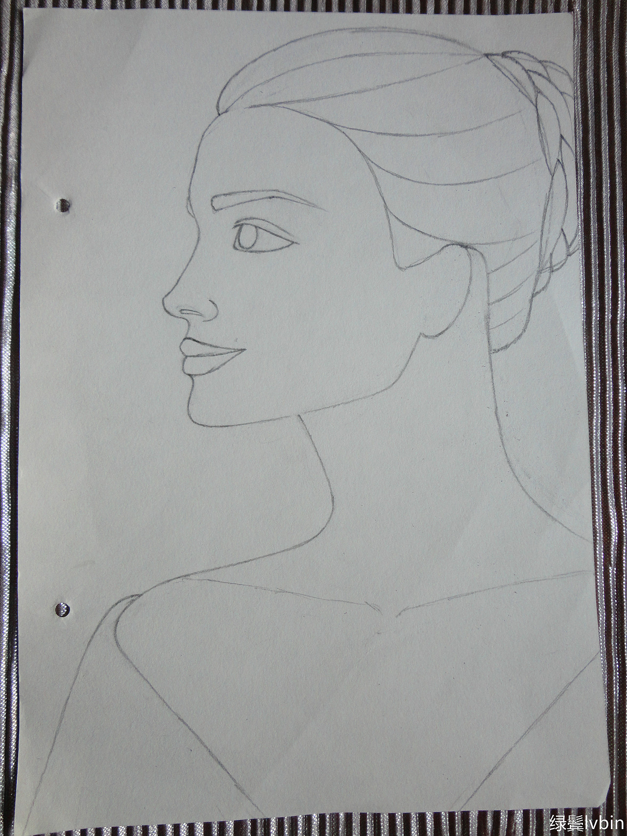 插画练习90 女郎花