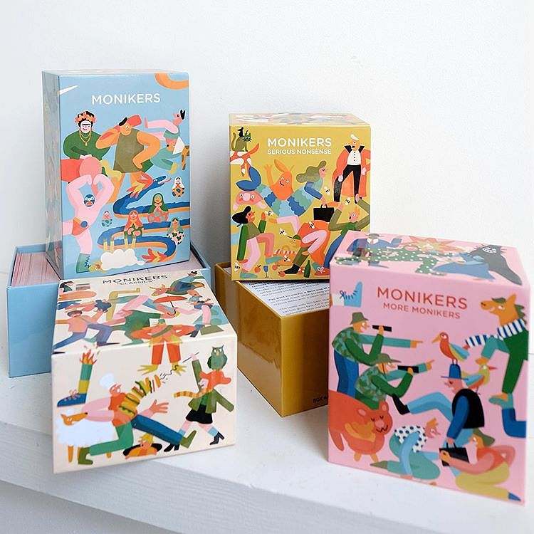 艺峰国际艺术家Cecile Gariepy为游戏品牌Monikers设计（图ZMTkyNTg4OTY0） - 包装 - 站酷设计师AG艺峰国际原创素材 - 站酷ZCOOL