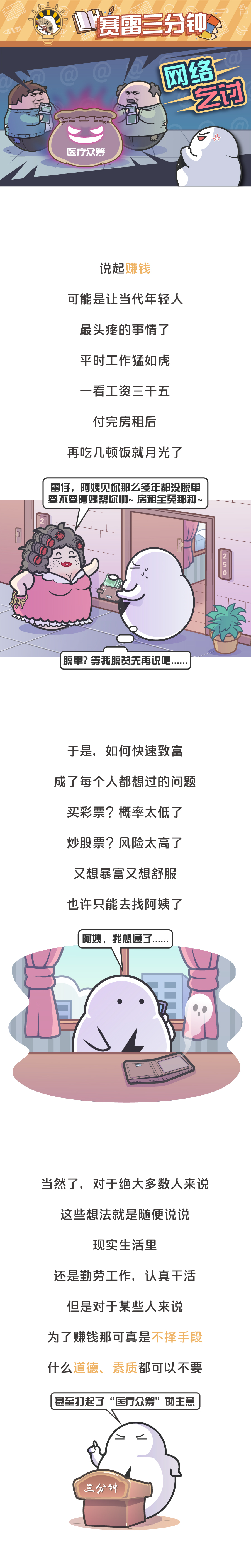 [赛雷三分钟]赚钱新攻略：一边花天酒地，一边卖惨众筹！-BB姬